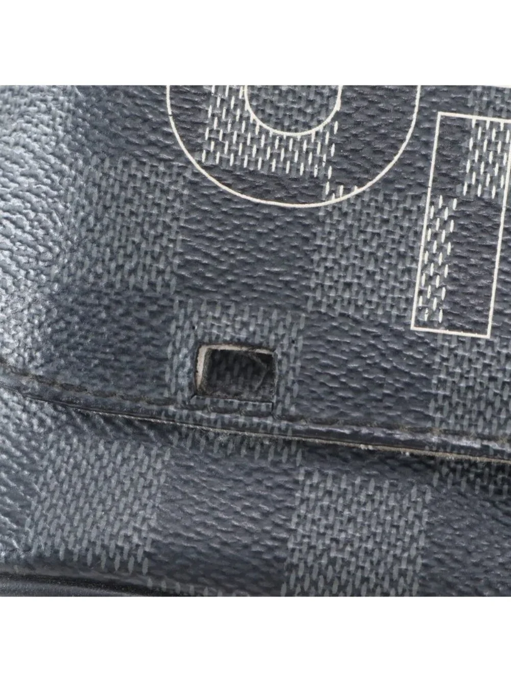 Louis Vuitton Damier Graphite District PM Leather Shoulder Bag Crossbody